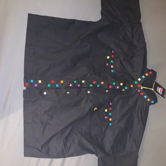 Rainbow studded top size L/XL - Picture 1 of 1